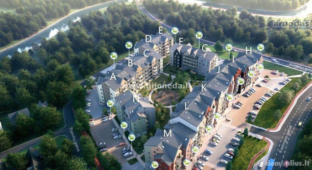 Продается 3 комнатная квартира Klaipėdoje, Mažojo kaimelio, Kretingos g.