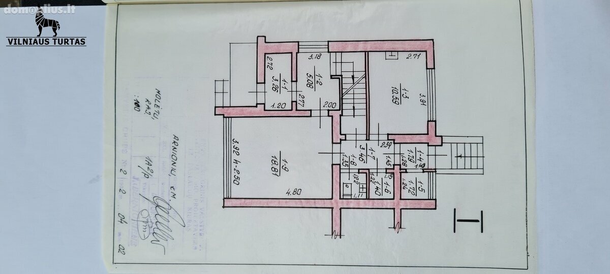 Продается 4 комнатная квартира Molėtų rajono sav., Arnionys I