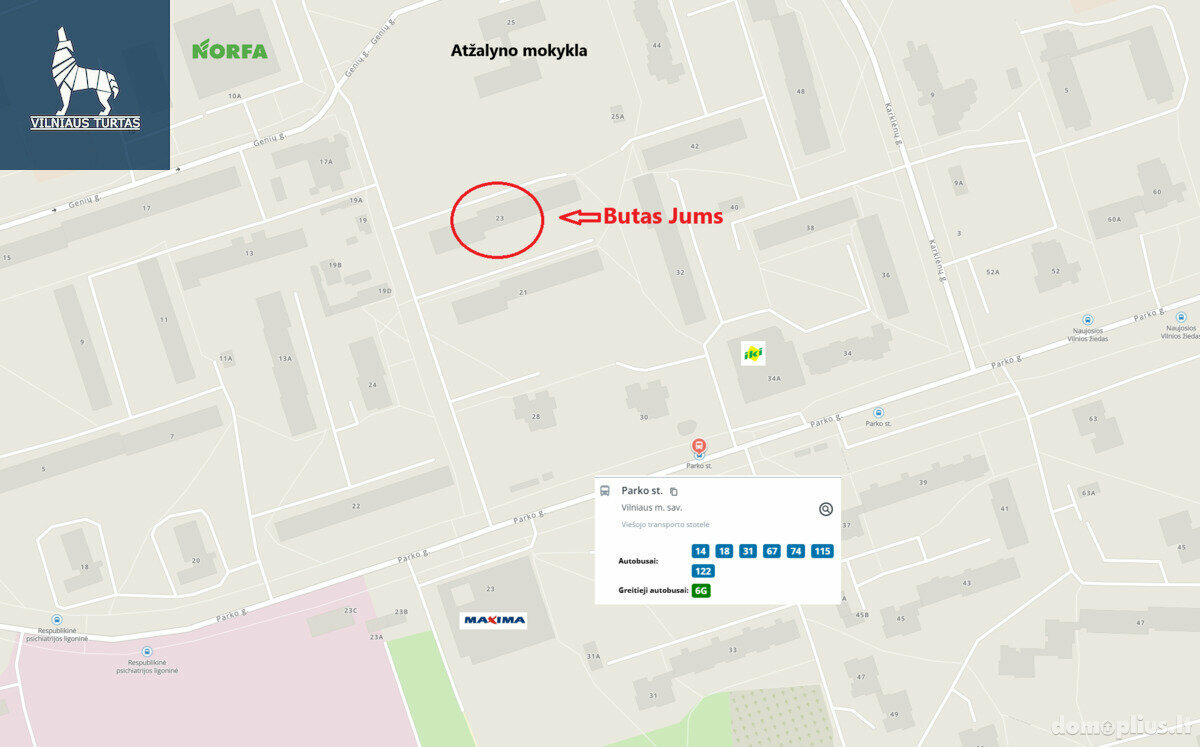 Продается 2 комнатная квартира Vilniuje, Naujoji Vilnia, Genių g.