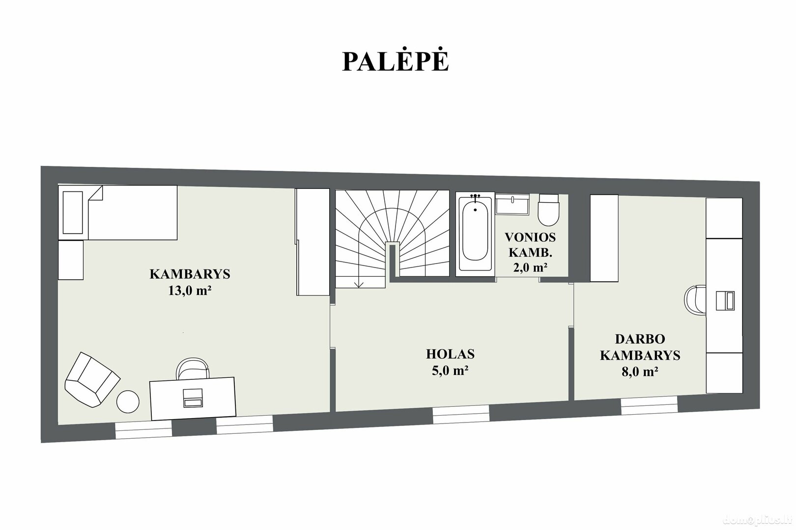 5 rooms apartment for sell Vilniuje, Senamiestyje, Pilies g.