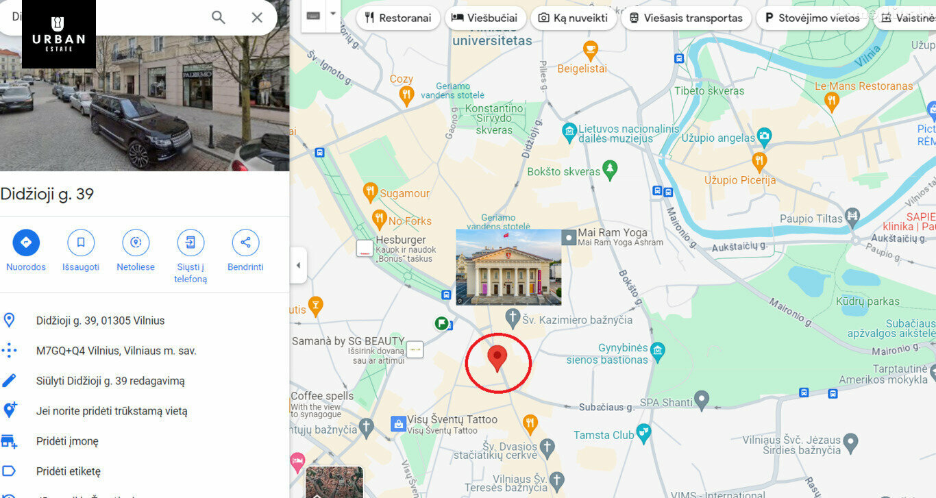 3 kambarių buto nuoma Vilniuje, Senamiestyje, Didžioji g.