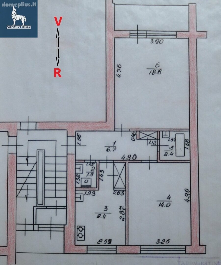 Продается 2 комнатная квартира Vilniuje, Naujininkuose, Liepkalnio g.