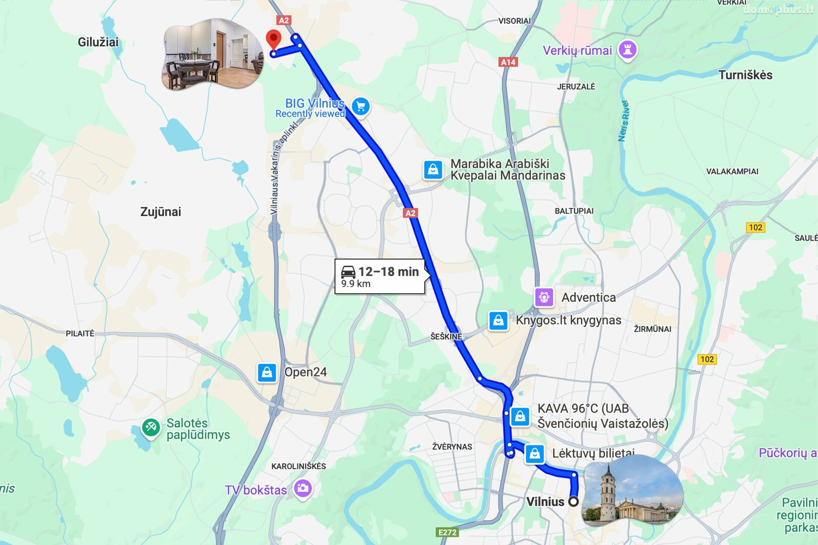 Продается 4 комнатная квартира Vilniuje, Tarandėje, Tarandės g.