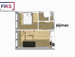 Продается 2 комнатная квартира Kėdainių rajono sav., Kėdainiuose, S. Jaugelio Telegos g.