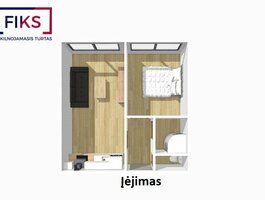 Продается 2 комнатная квартира Kėdainių rajono sav., Kėdainiuose, S. Jaugelio Telegos g.