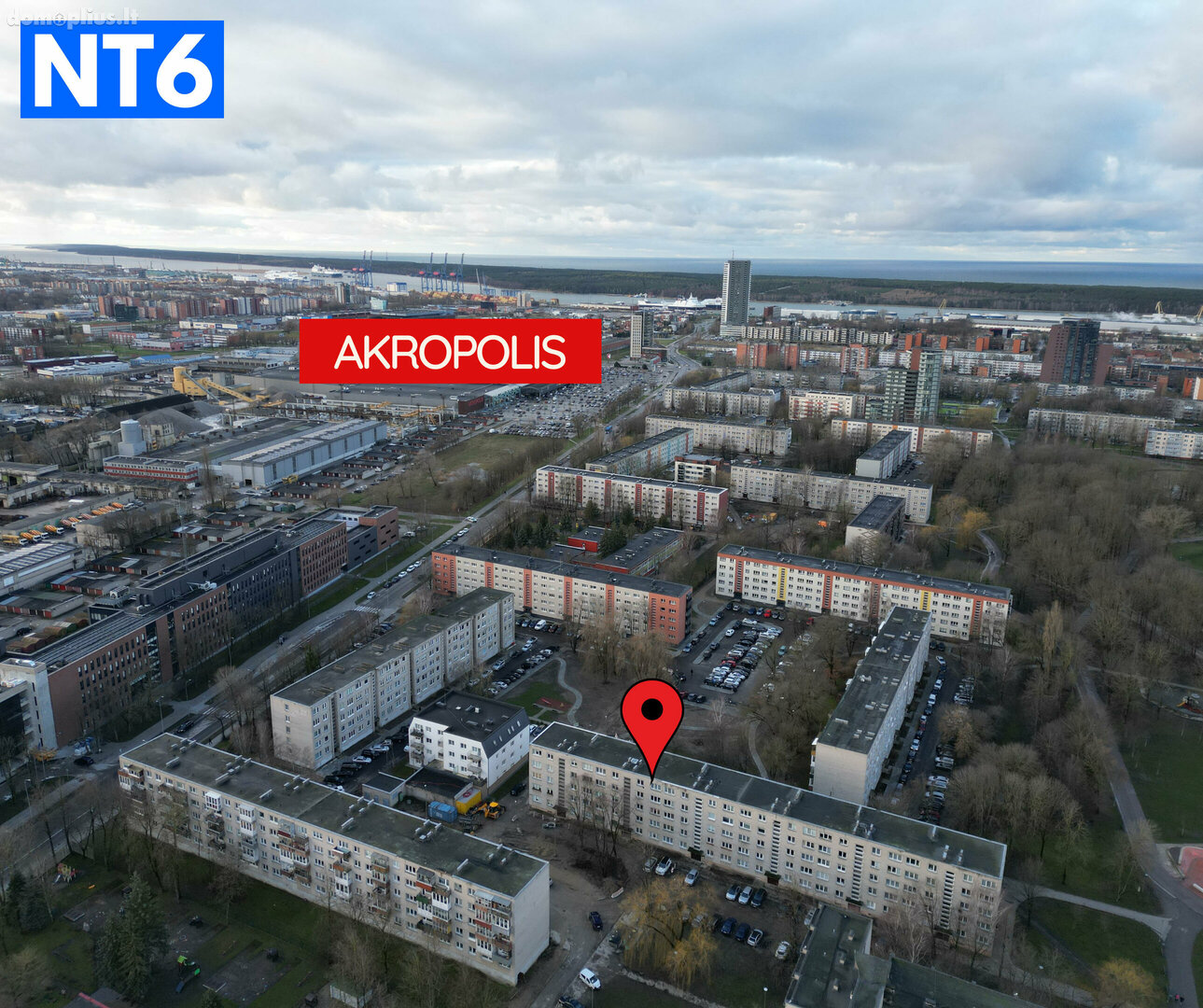 Parduodamas 4 kambarių butas Klaipėdoje, Kauno, Kauno g.