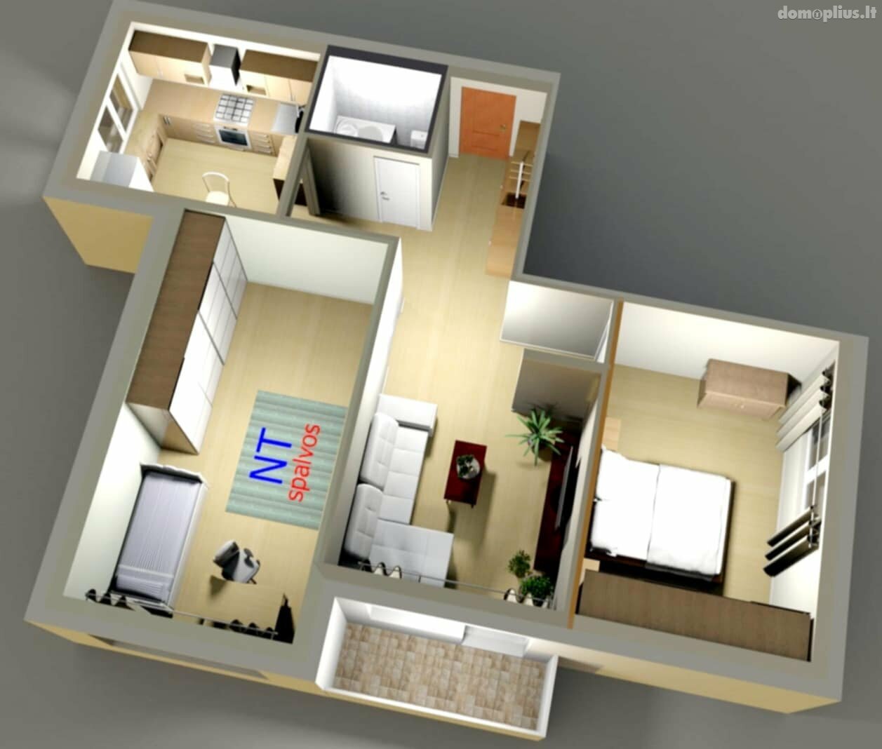 Продается 3 комнатная квартира Šiauliuose, Gytaruose
