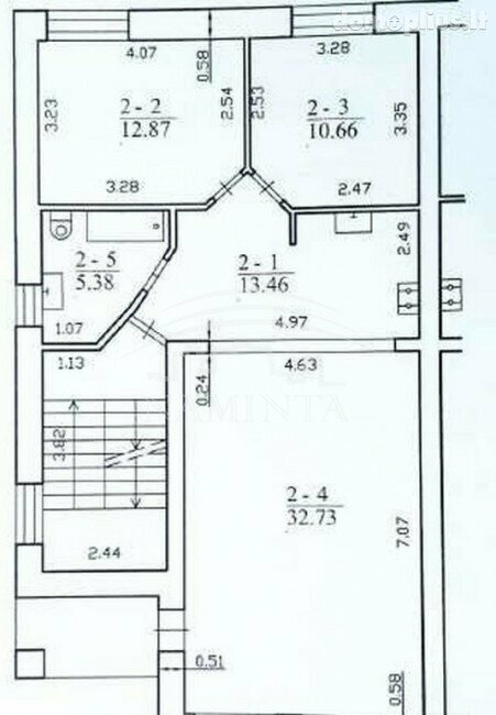 Продается 3 комнатная квартира Klaipėda, Klaipėdoje, Kėdainių g.