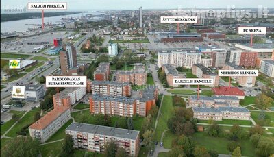 Parduodamas 1 kambario butas Klaipėdoje, Žvejybos uostas, Sulupės g.