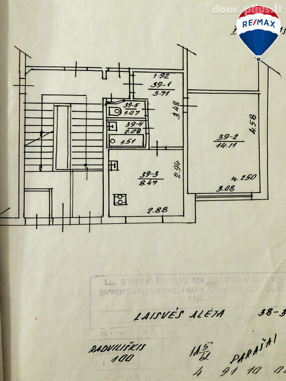 1 room apartment for sell Radviliškio rajono sav., Radviliškyje, Laisvės al.