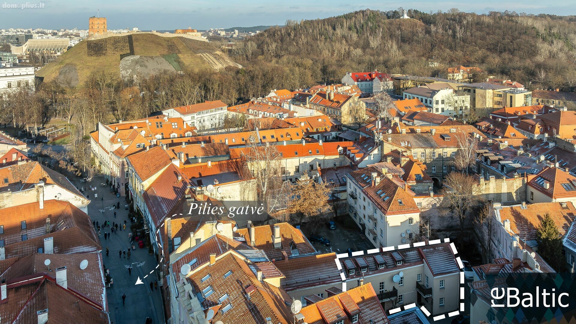 Parduodamas 8 kambarių butas Vilniuje, Senamiestyje, Pilies g.