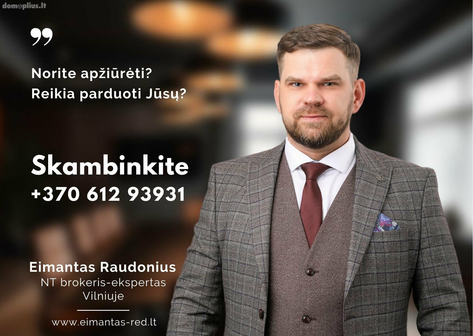 Parduodamas 2 kambarių butas Vilniuje, Naujamiestyje, Vytenio g.