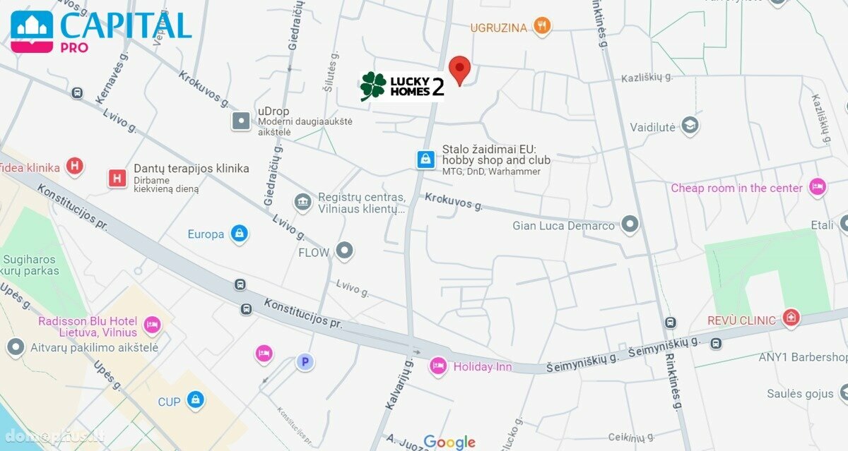 Parduodamas 3 kambarių butas Vilniuje, Šnipiškėse, Kalvarijų g.