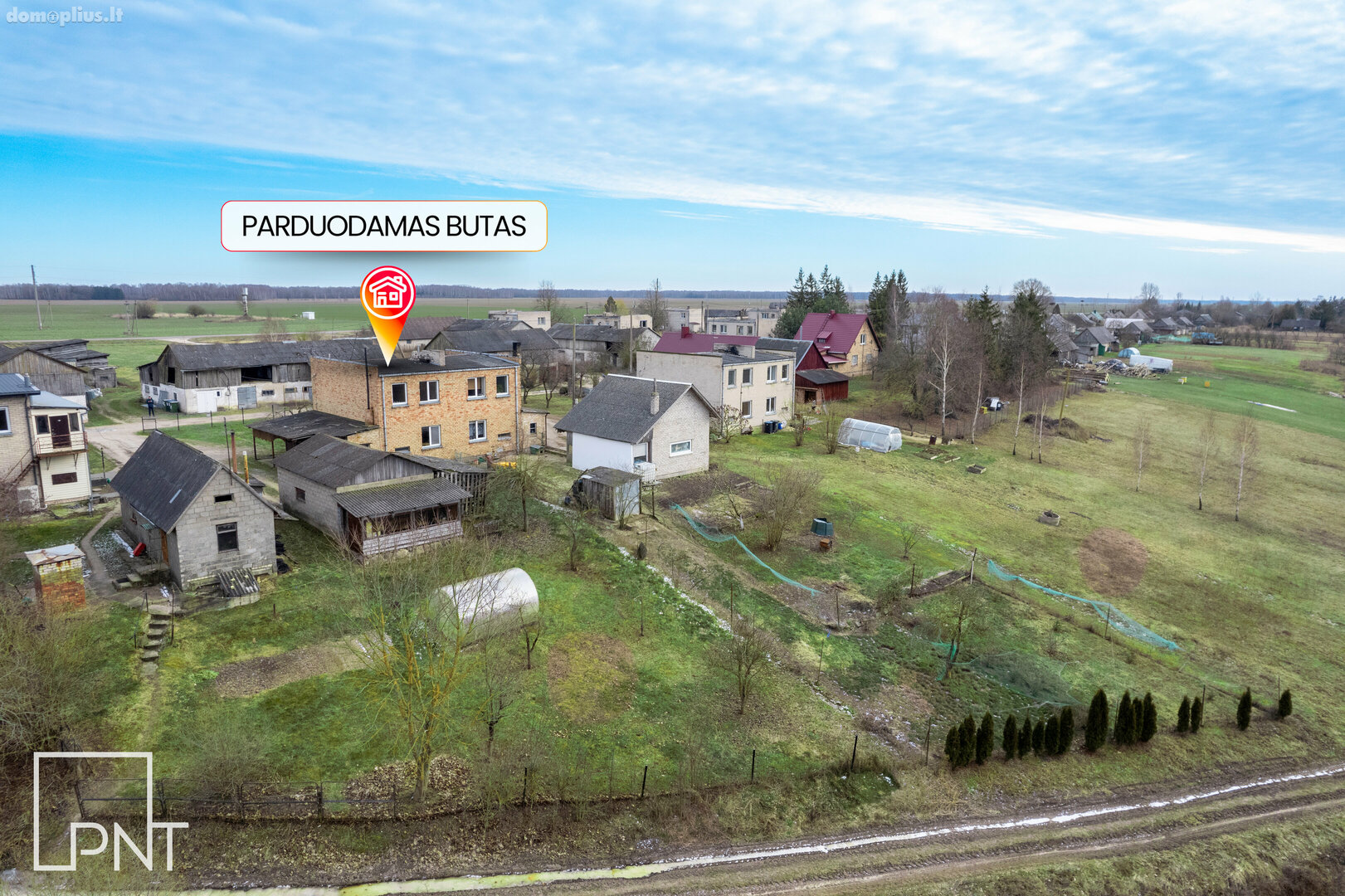 Продается 4 комнатная квартира Panevėžio rajono sav., Burveliuose, Burvelių g.