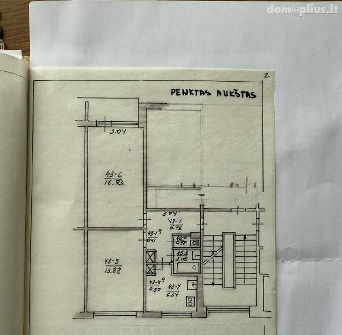 Parduodamas 2 kambarių butas Klaipėdoje, Žvejybos uostas, Naikupės g.