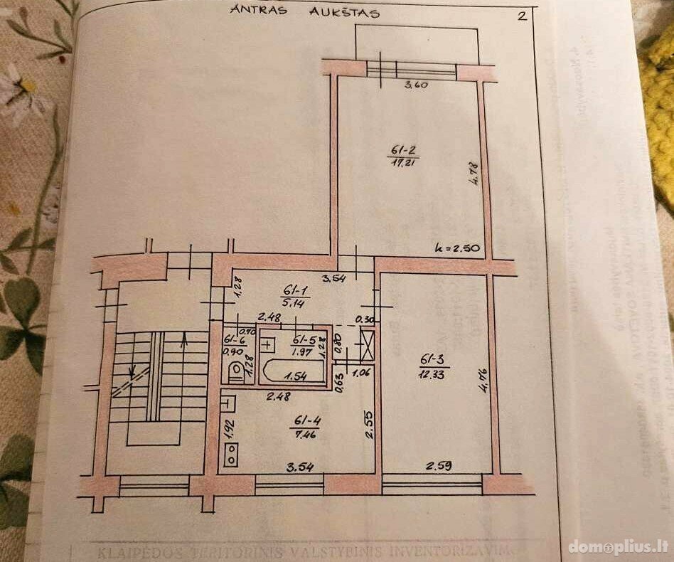 2 rooms apartment for sell Klaipėdoje, Debrecene, Debreceno g.