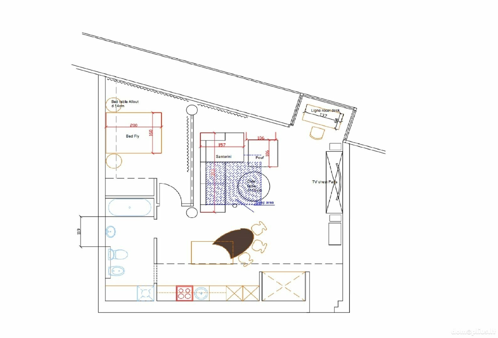 Продается 2 комнатная квартира Kaune, Centre, I. Kanto g.