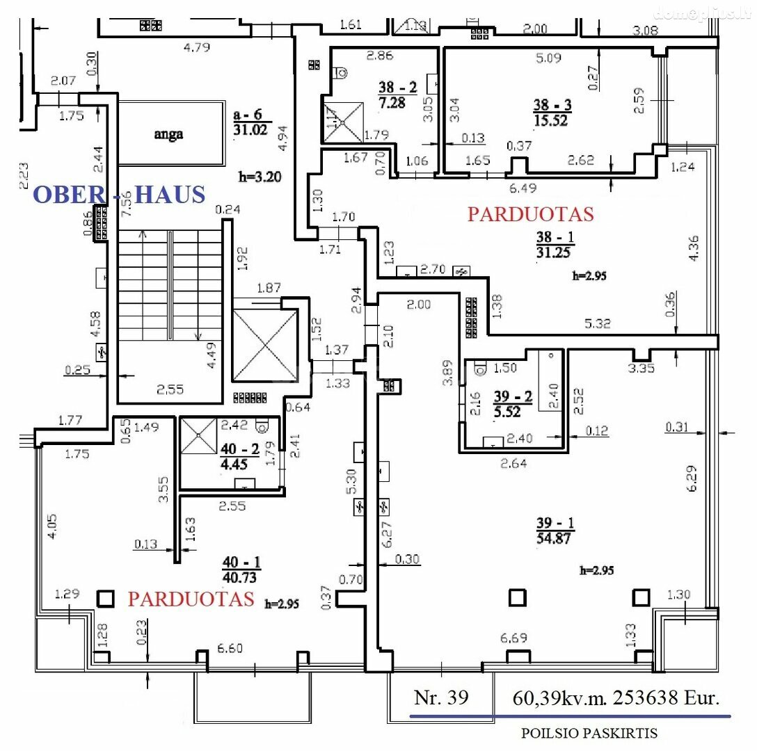 Parduodamas 2 kambarių butas Druskininkų sav., Druskininkuose, T. Kosciuškos g.