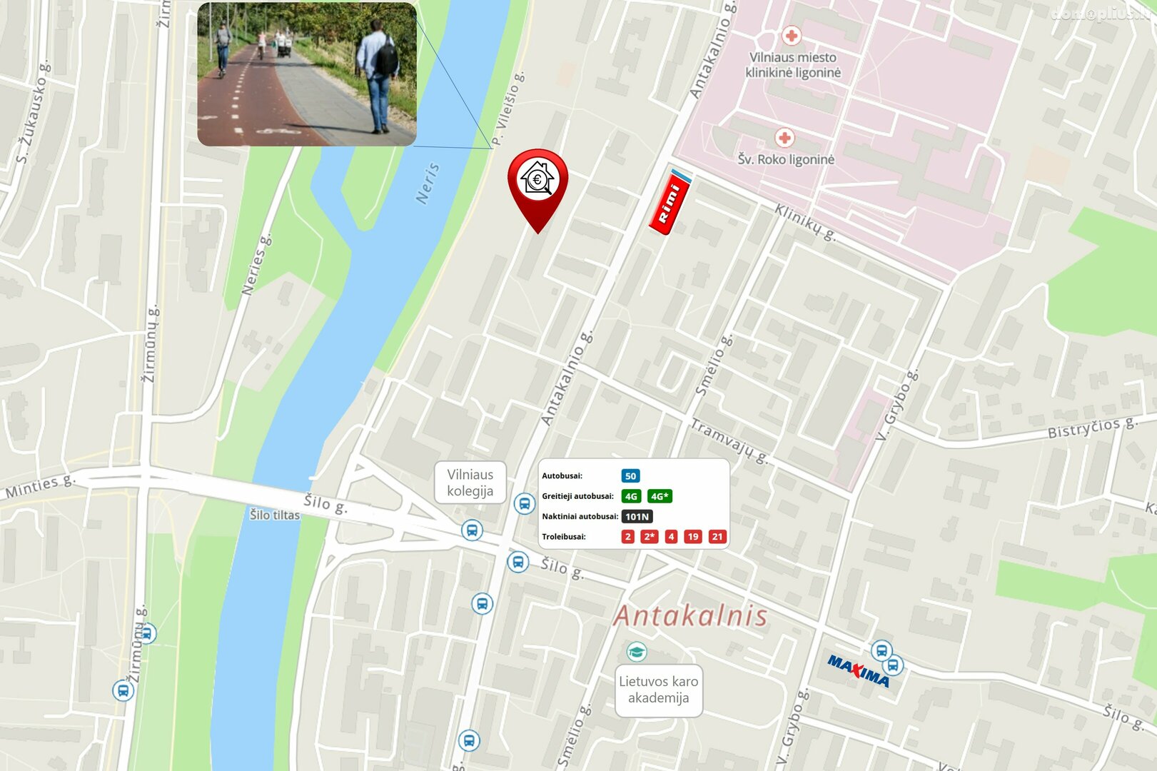 Parduodamas 2 kambarių butas Vilniuje, Antakalnyje, P. Vileišio g.