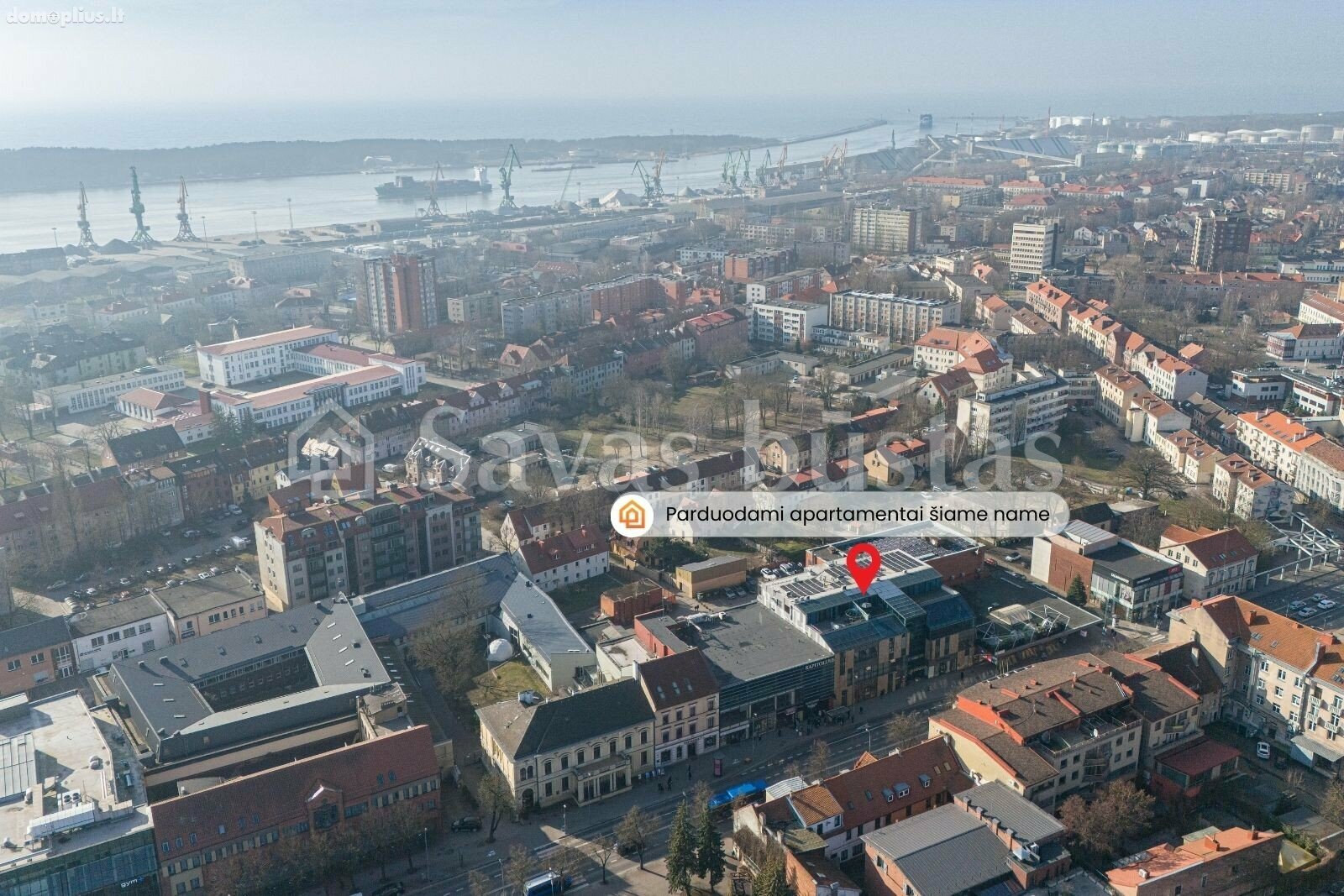 2 rooms apartment for sell Klaipėdoje, Centre, H. Manto g.