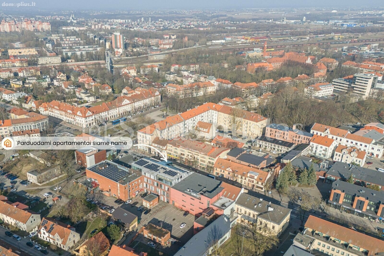 2 rooms apartment for sell Klaipėdoje, Centre, H. Manto g.