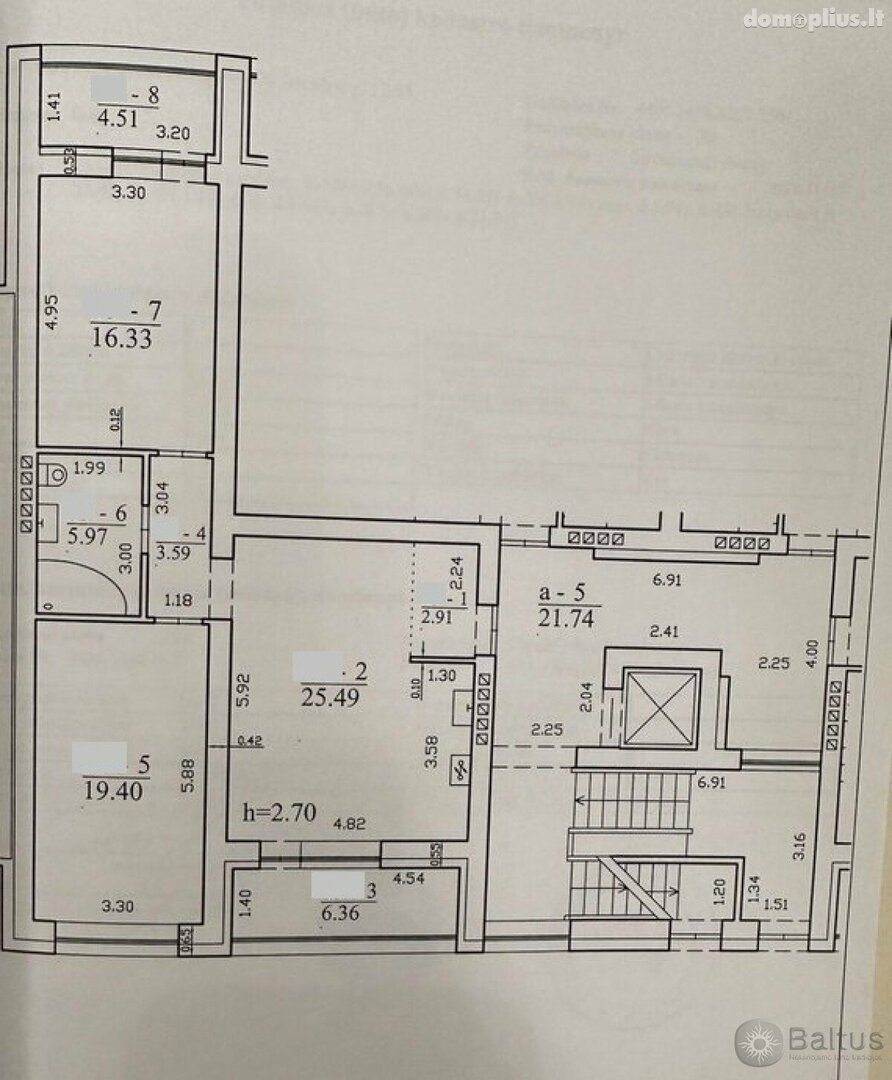 Parduodamas 3 kambarių butas Klaipėdoje, Tauralaukyje, Dragūnų g.