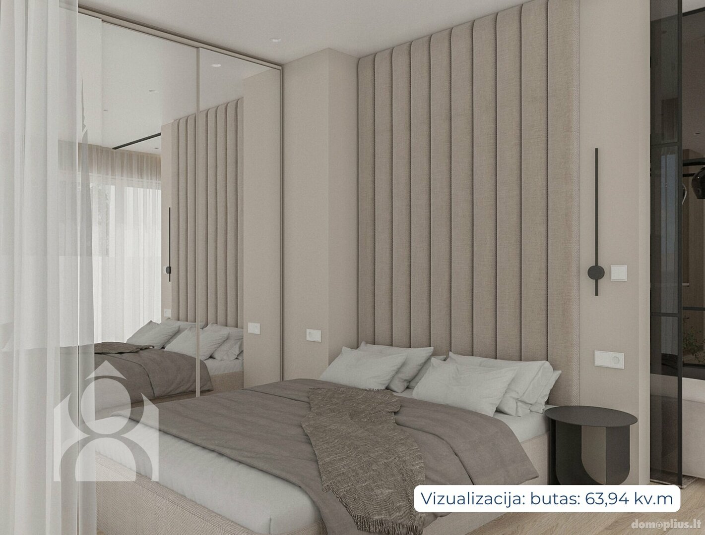 Parduodamas 2 kambarių butas Klaipėdoje, Vėtrungėje, Kuosų g.