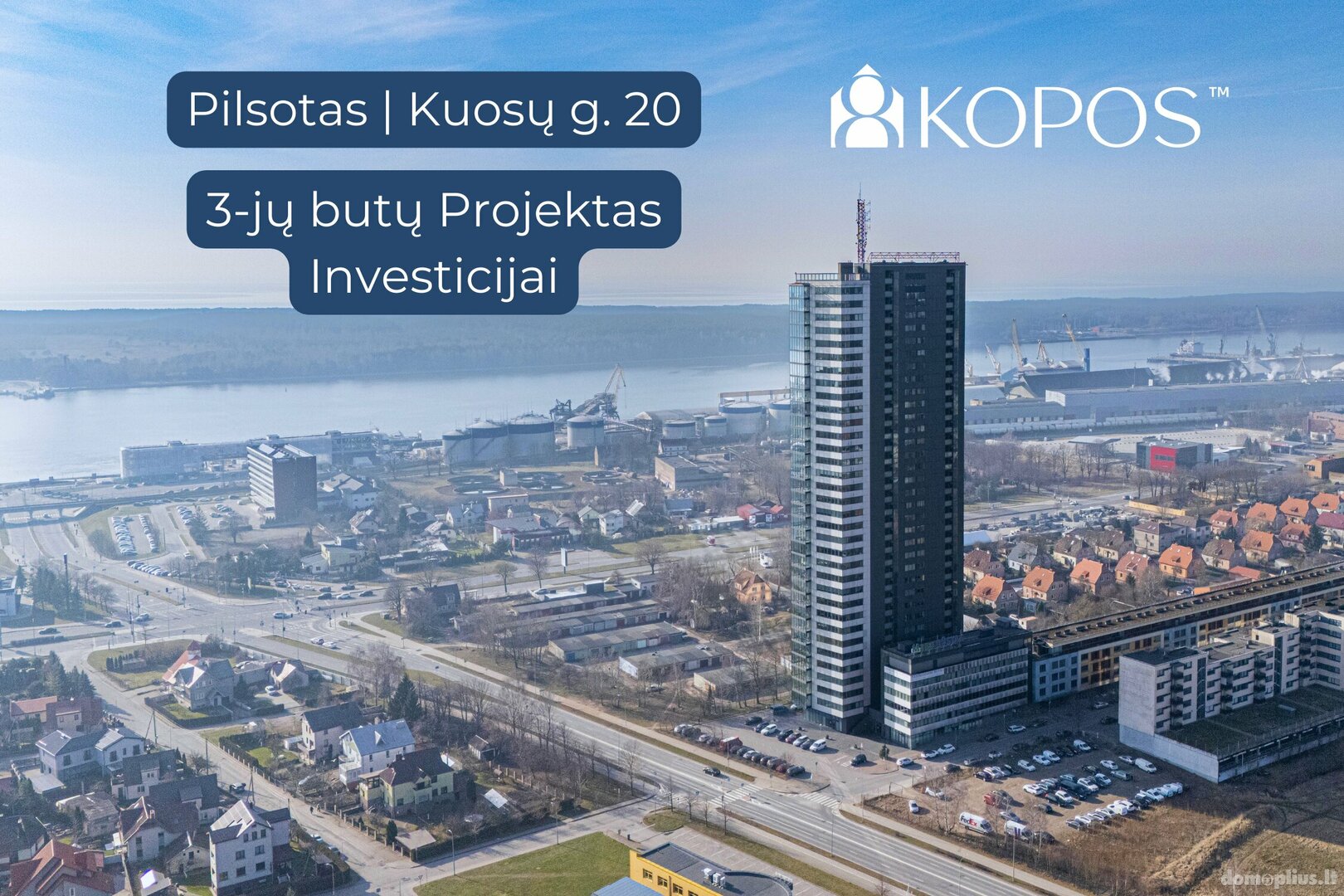 Parduodamas 6 kambarių butas Klaipėdoje, Vėtrungėje, Kuosų g.