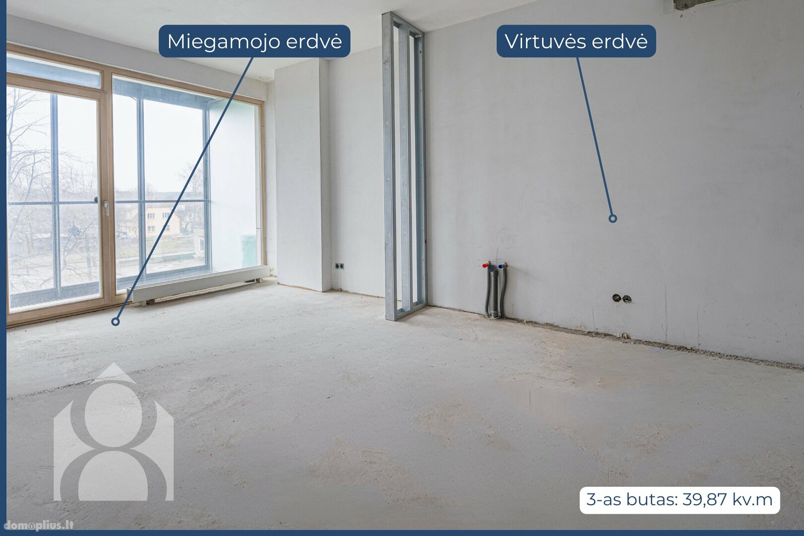 Parduodamas 6 kambarių butas Klaipėdoje, Vėtrungėje, Kuosų g.