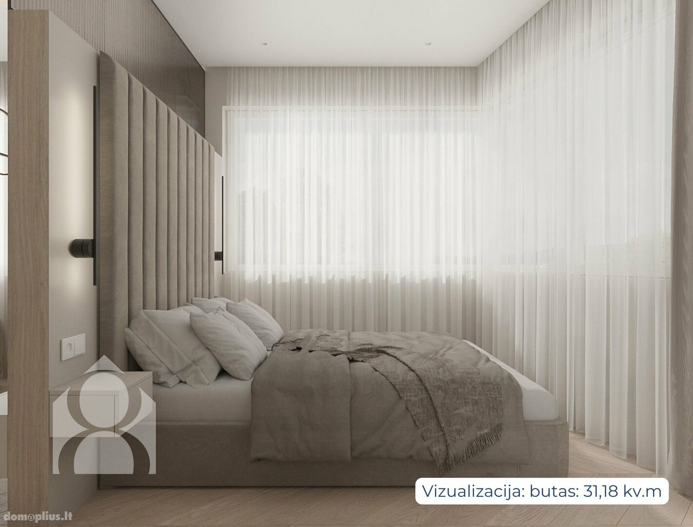 Parduodamas 2 kambarių butas Klaipėdoje, Vėtrungėje, Kuosų g.