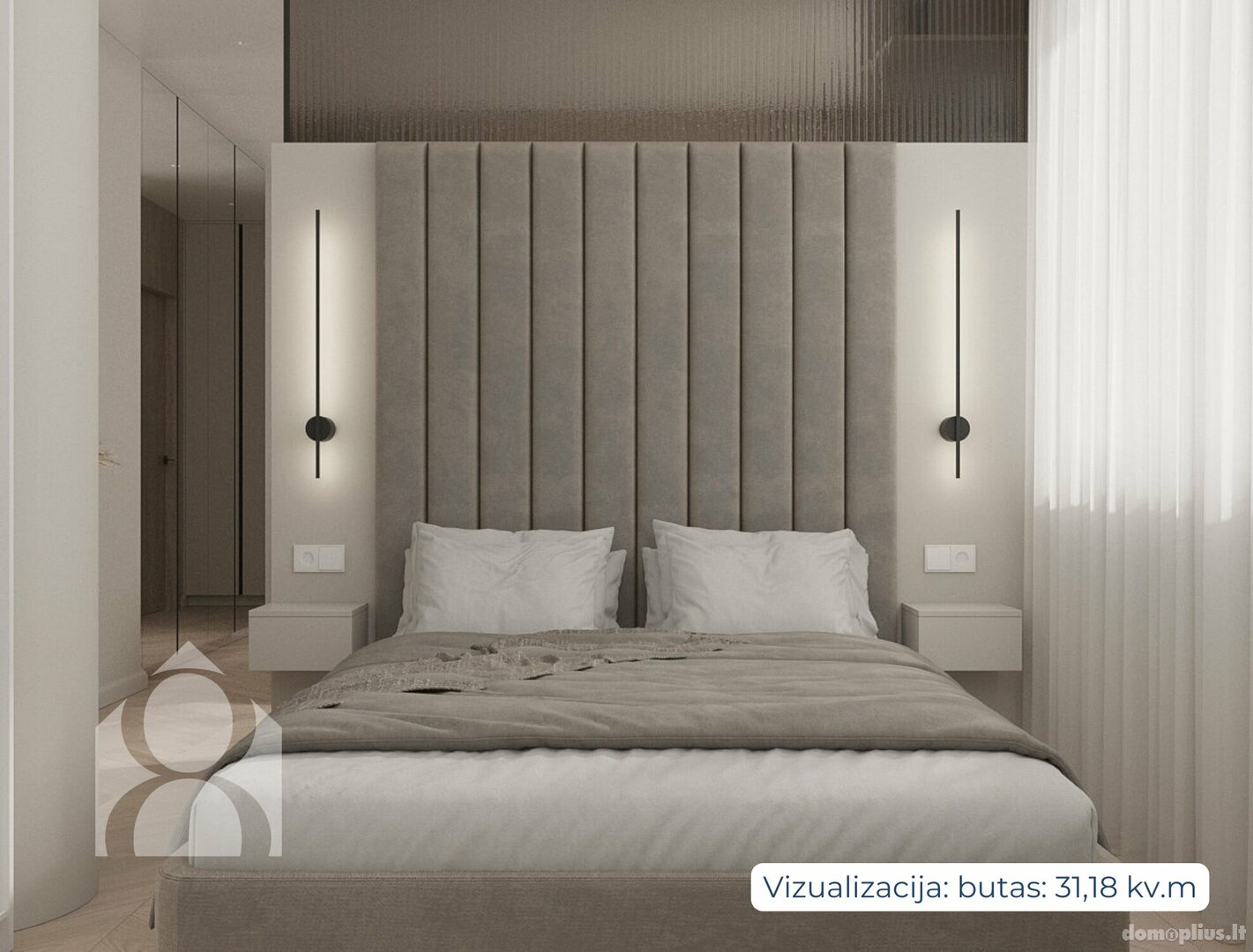 Parduodamas 2 kambarių butas Klaipėdoje, Vėtrungėje, Kuosų g.