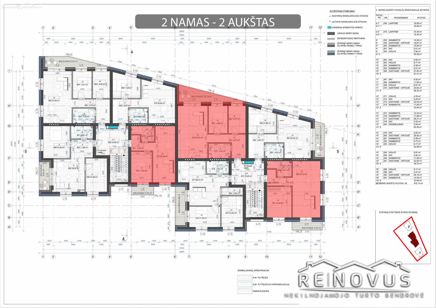 Продается 2 комнатная квартира Šiauliuose, Žaliūkiuose, Paukščių tak.
