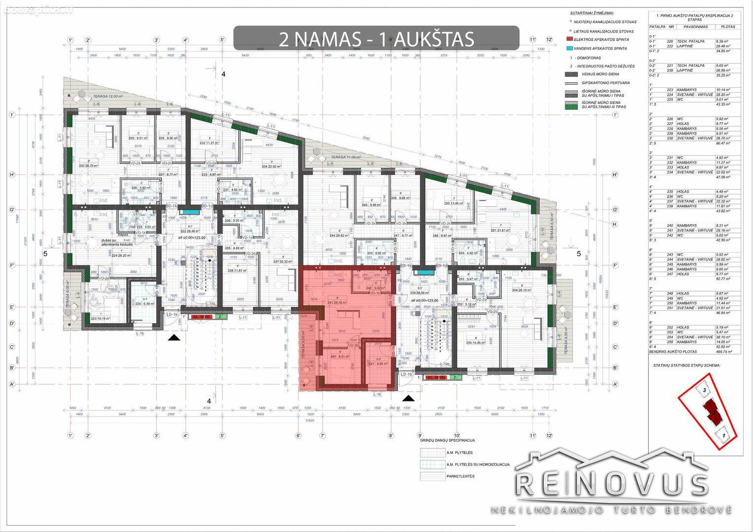 Продается 2 комнатная квартира Šiauliuose, Žaliūkiuose, Paukščių tak.