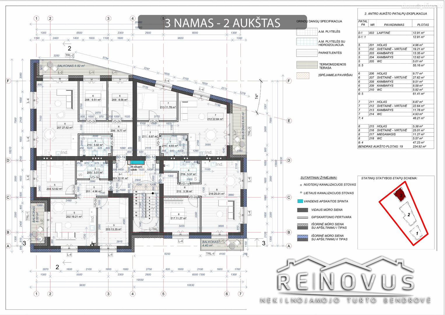 Продается 2 комнатная квартира Šiauliuose, Žaliūkiuose, Paukščių tak.