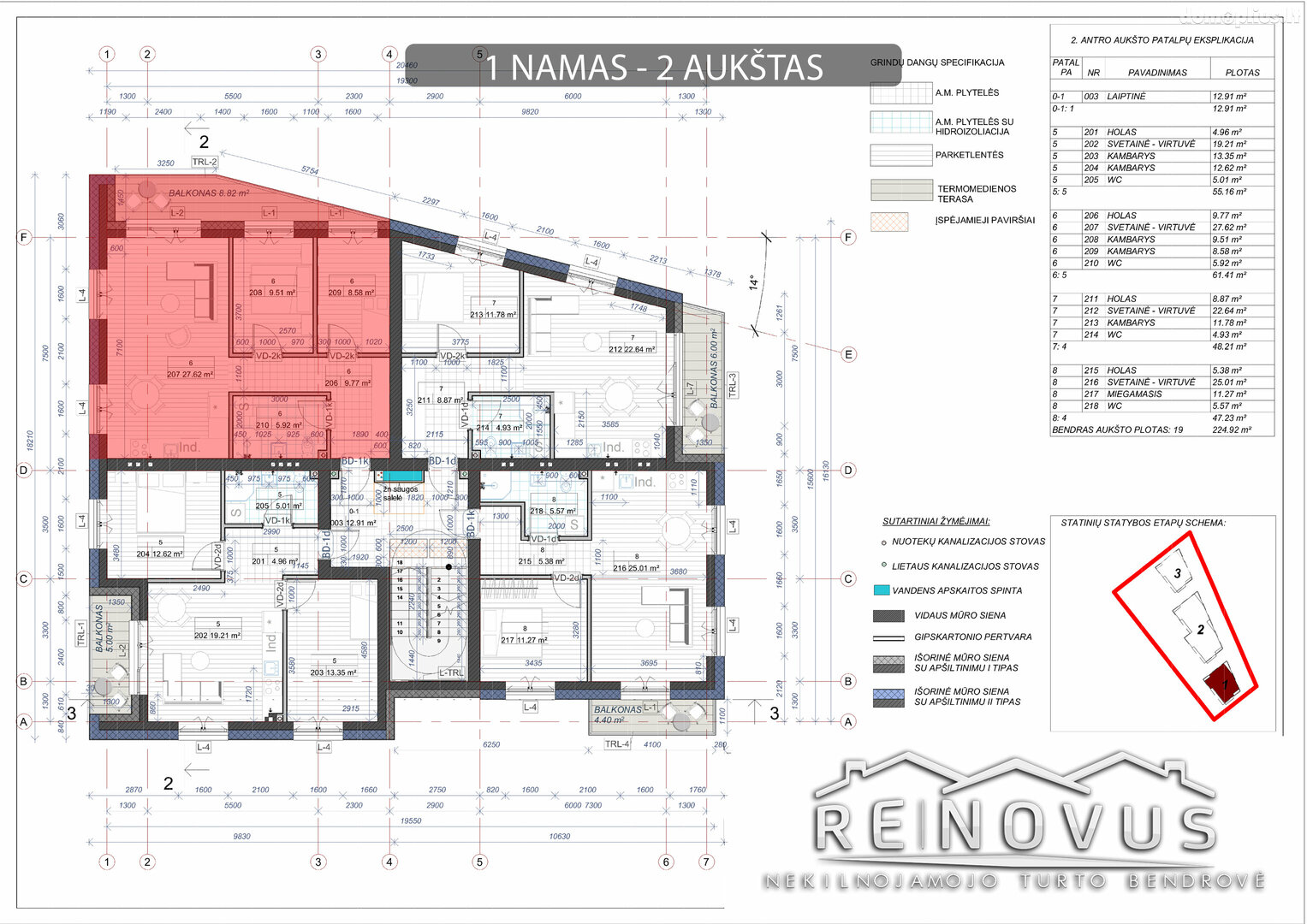 Продается 3 комнатная квартира Šiauliuose, Žaliūkiuose, Paukščių tak.