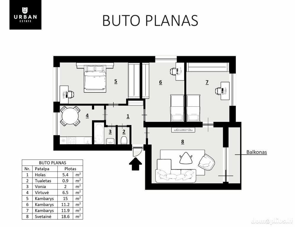 Продается 4 комнатная квартира Vilniuje, Žvėryne, Sėlių g.