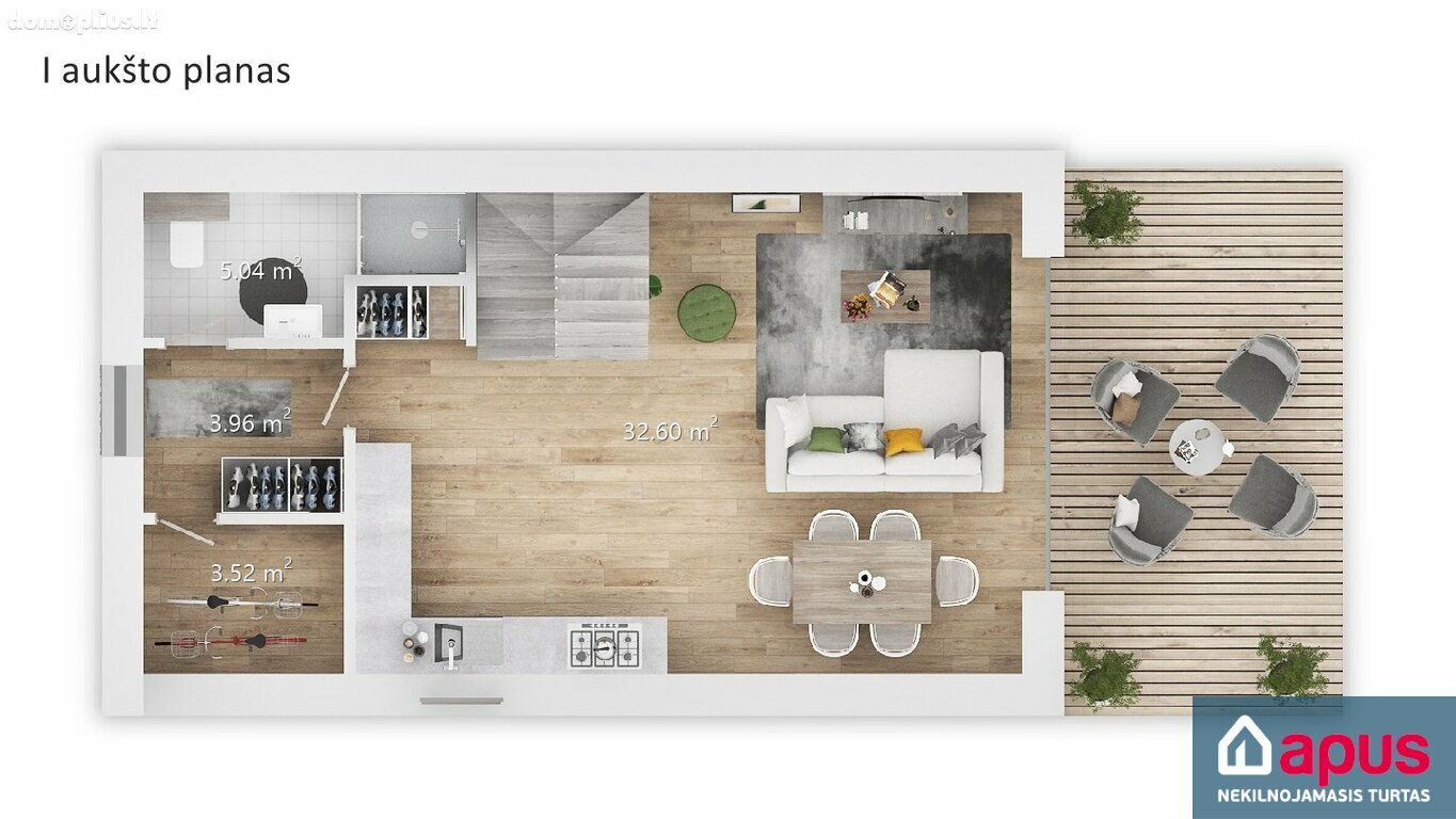 Parduodamas 3 kambarių butas Vilniuje, Pilaitėje, Vorupės g.