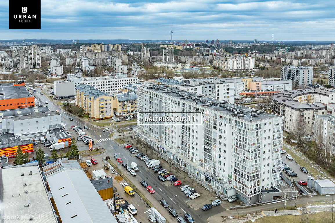 Parduodamas 2 kambarių butas Vilniuje, Pašilaičiuose, Jurgio Baltrušaičio g.