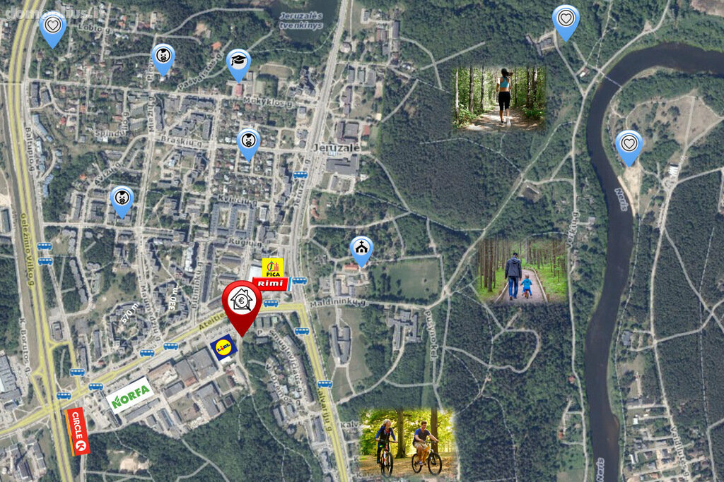 Продается 3 комнатная квартира Vilniuje, Jeruzalėje, Ateities g.
