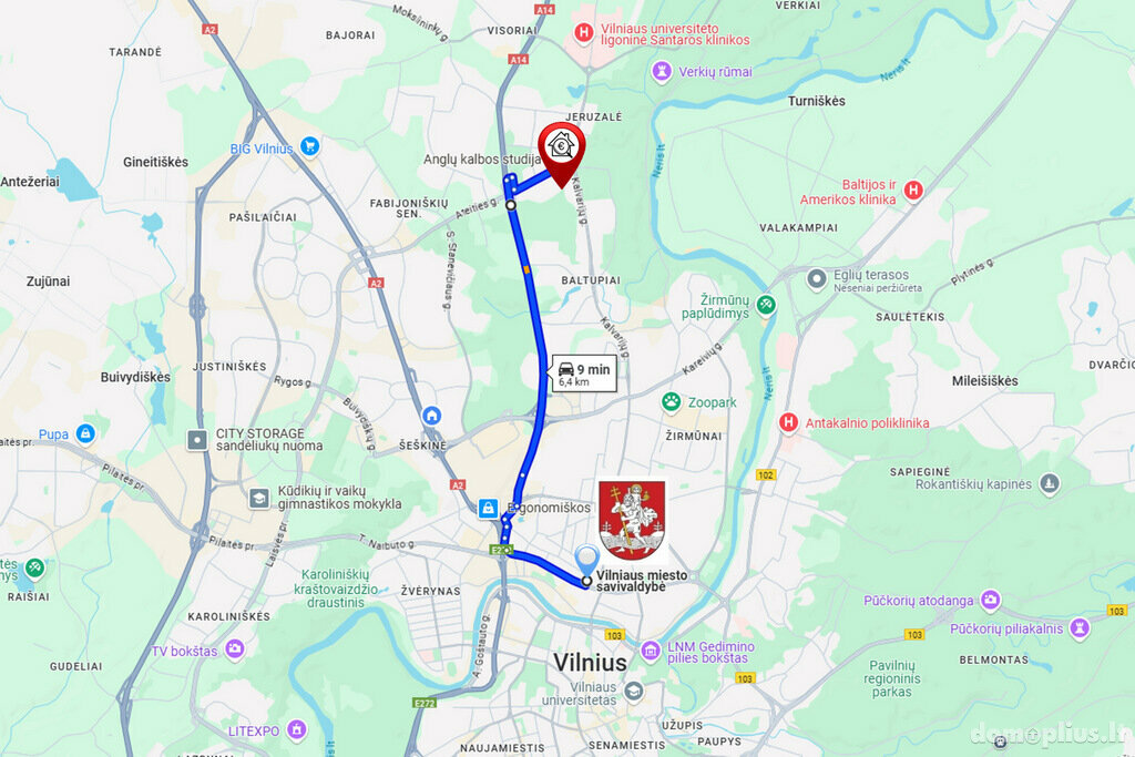 Продается 3 комнатная квартира Vilniuje, Jeruzalėje, Ateities g.
