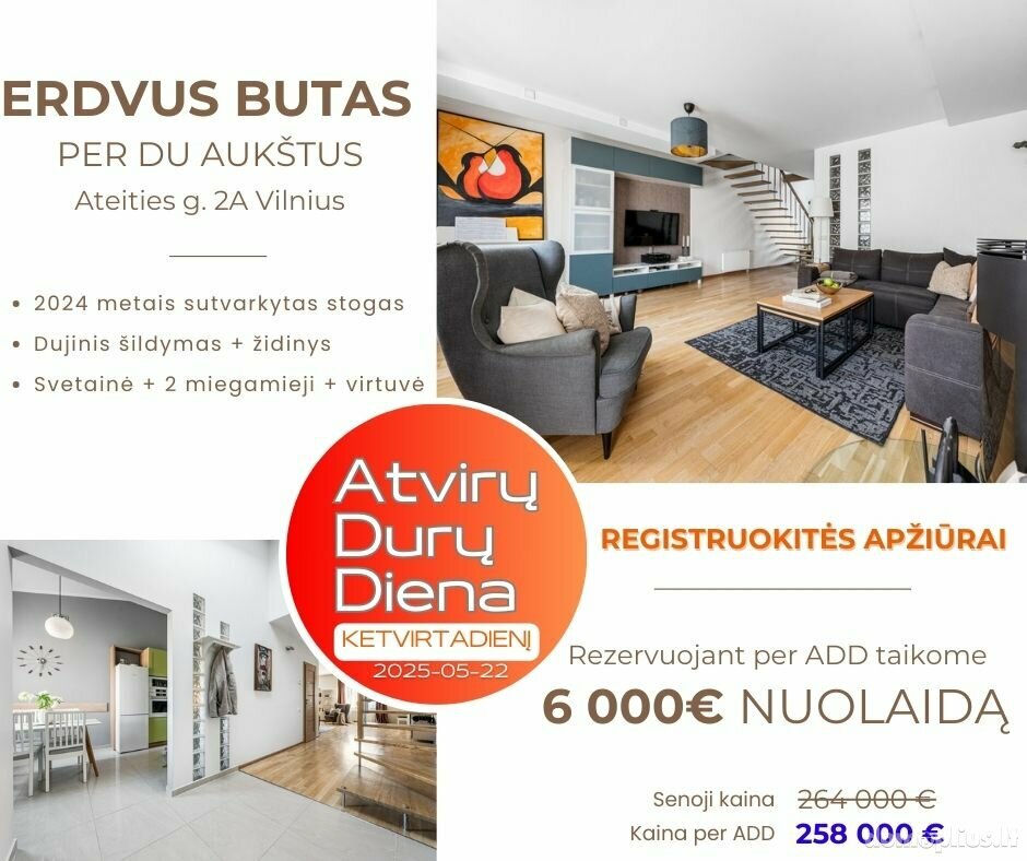 Продается 3 комнатная квартира Vilniuje, Jeruzalėje, Ateities g.