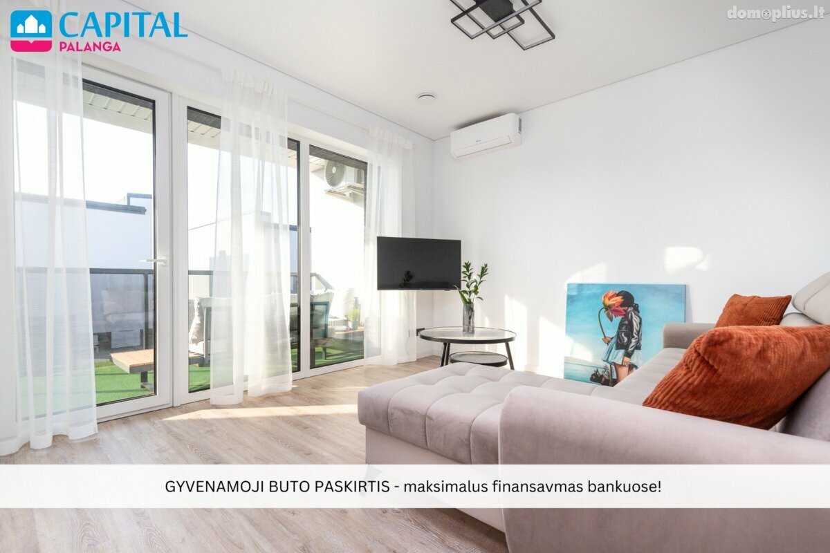Parduodamas 2 kambarių butas Palangoje, Vaivorykštės g.