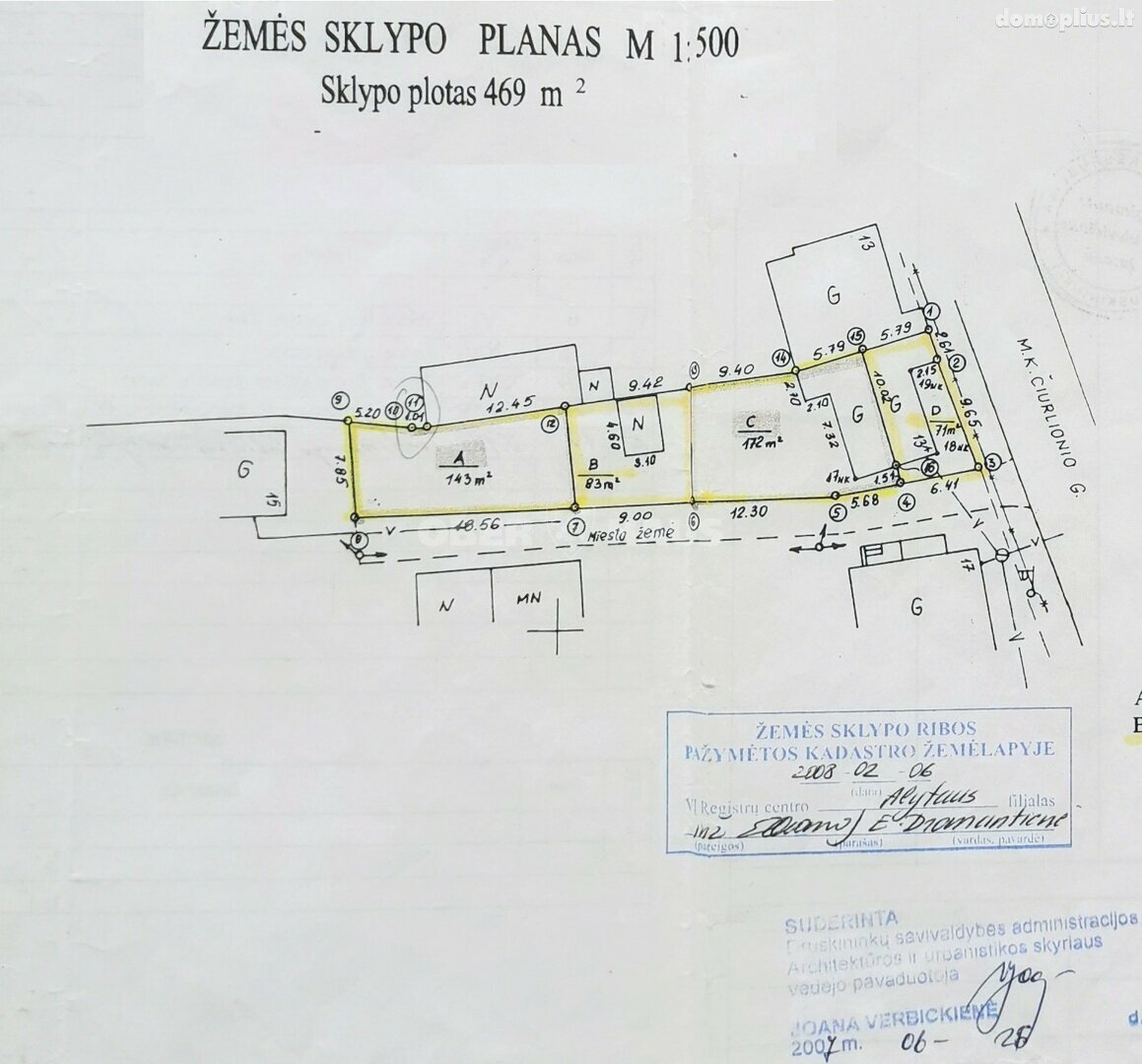 Parduodamas 2 kambarių butas Druskininkų sav., Druskininkuose, M. K. Čiurlionio g.
