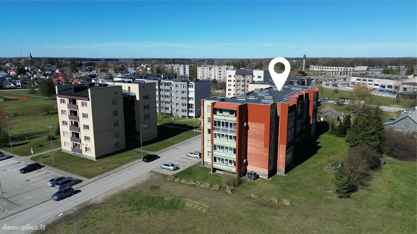 Parduodamas 1 kambario butas Biržų rajono sav., Biržuose, Vėjo g.