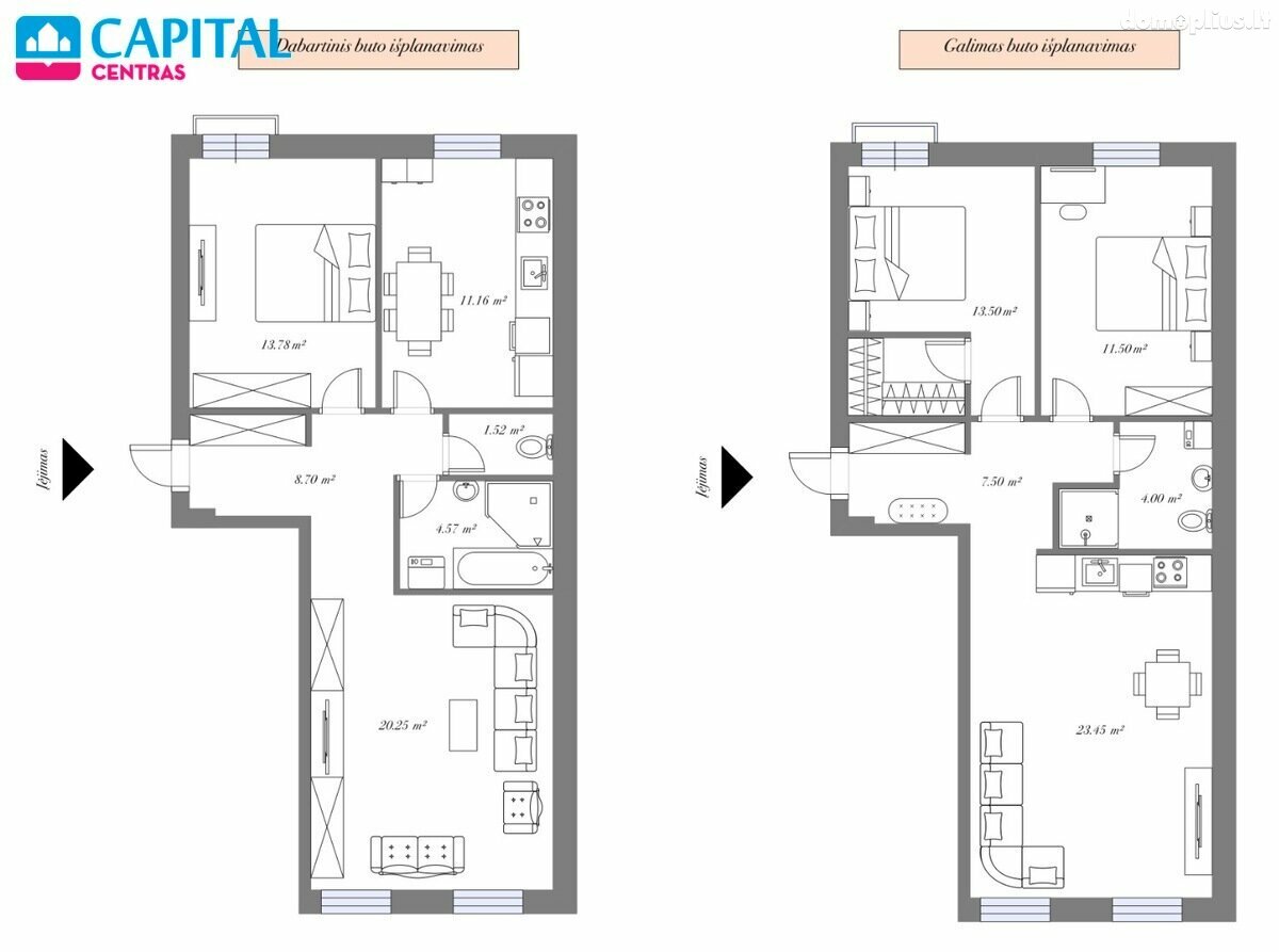 Продается 3 комнатная квартира Vilniuje, Justiniškėse, Justiniškių g.