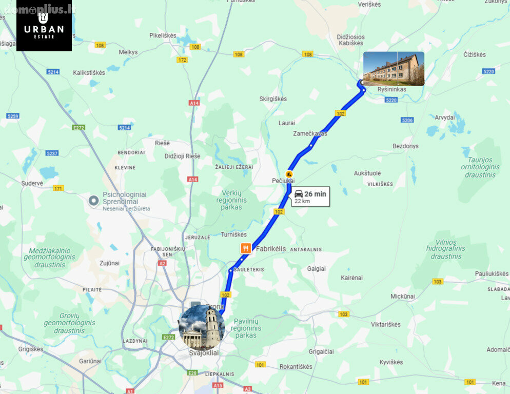 Parduodamas 2 kambarių butas Vilniaus rajono sav., Nemenčinėje, Pakrantės g.