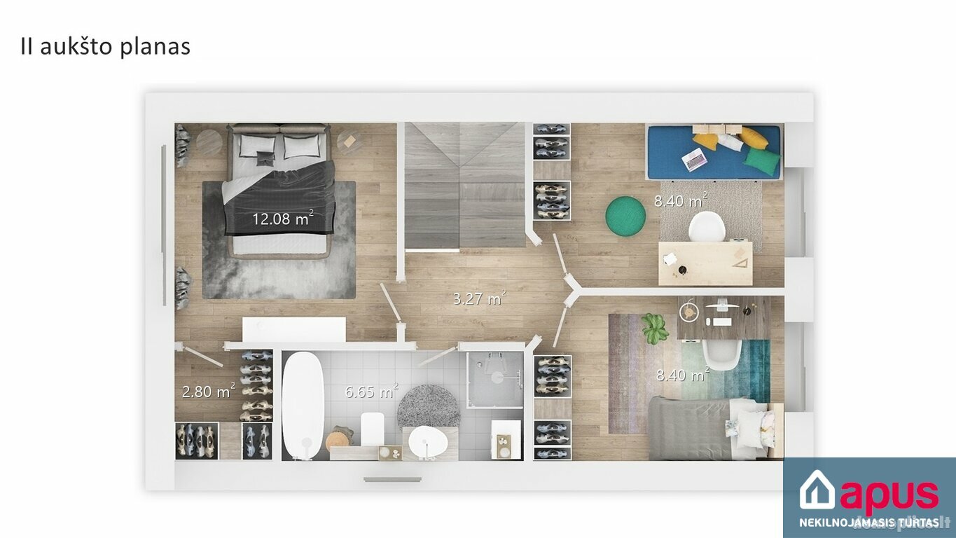 4 rooms apartment for sell Vilniuje, Pilaitėje, Vorupės g.