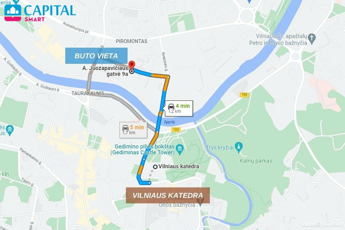 3 kambarių buto nuoma Vilniuje, Šnipiškėse, A. Juozapavičiaus g.