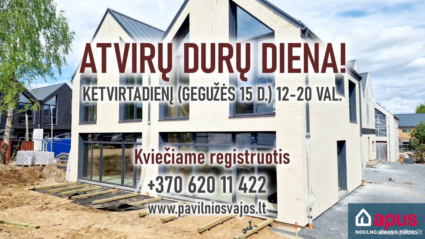 Parduodamas 4 kambarių butas Vilniuje, Pavilnyje, Žemoji g.