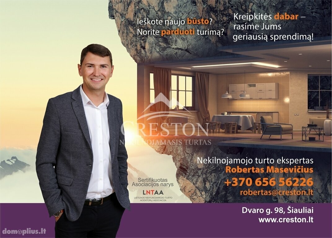 Продается 3 комнатная квартира Šiauliuose, Gytaruose, K. Korsako g.
